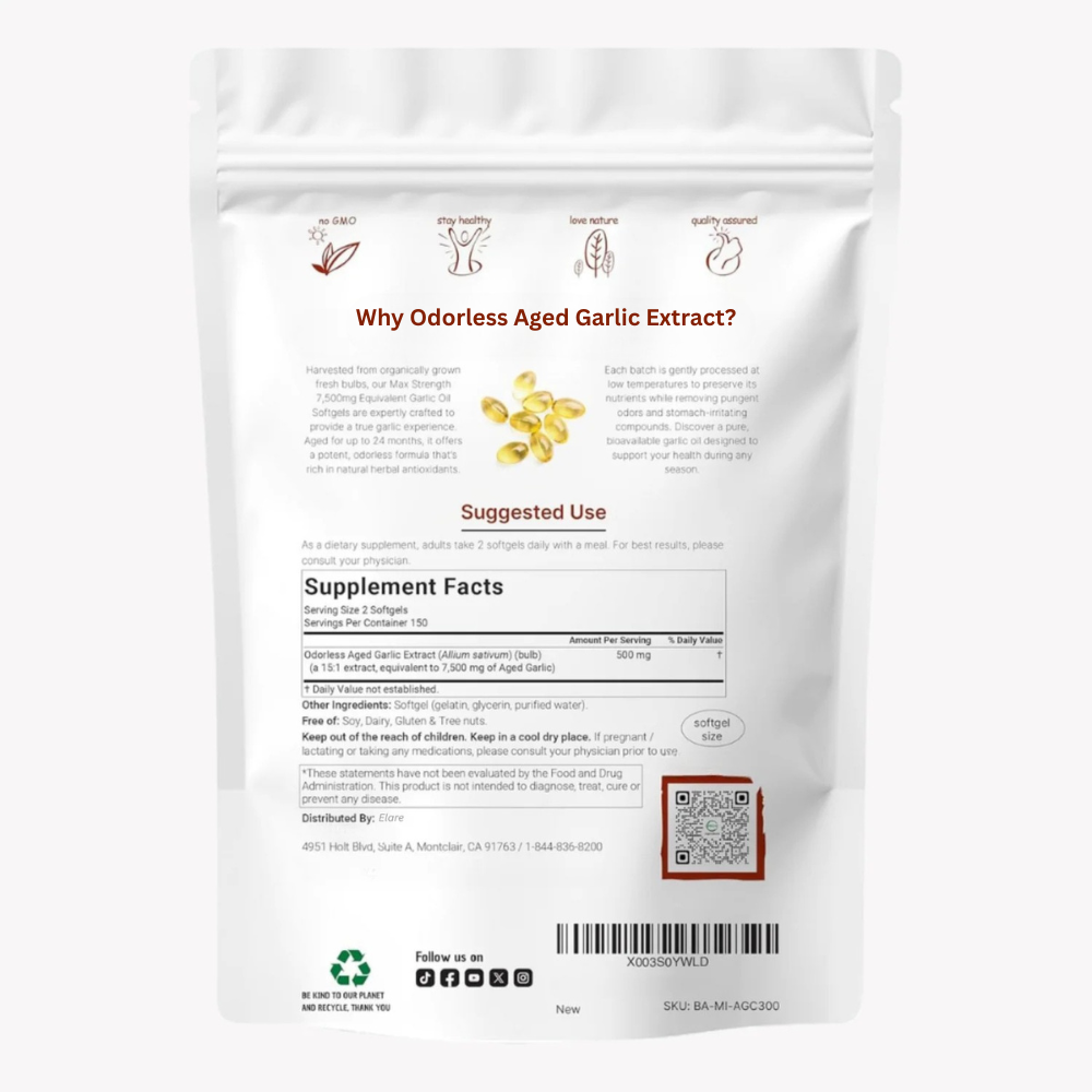 Odorless Aged Garlic Extract